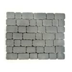 Тротуарная плитка Braer Ривьера, Серый, 60 мм