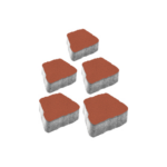 Тротуарная плитка Выбор Антик Стандарт Б.3.А.6 60мм Красный — изображение 2