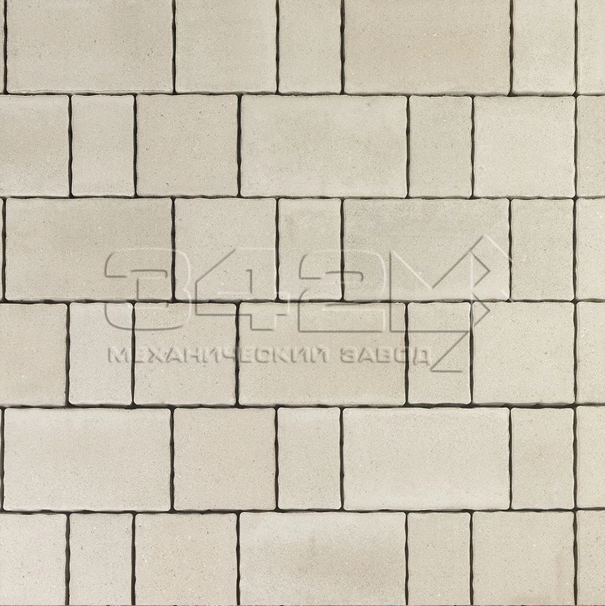 0co22rvg8nekty14b2u665rbma9jjc2v Тротуарная плитка 342 мз Старый город 80 мм Белый — изображение 1