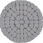 Тротуарная плитка Круговая классика 60 мм Серый — изображение 2