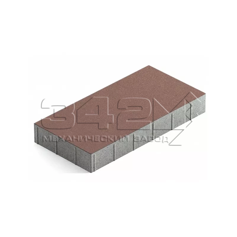 Коричневый 1jbupg7v3vyoo Тротуарная плитка 342 мз Плита 600х300х80 Коричневый — изображение 1